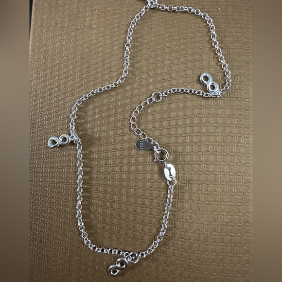 Infinity anklet 9-10" - Picture 1 of 2